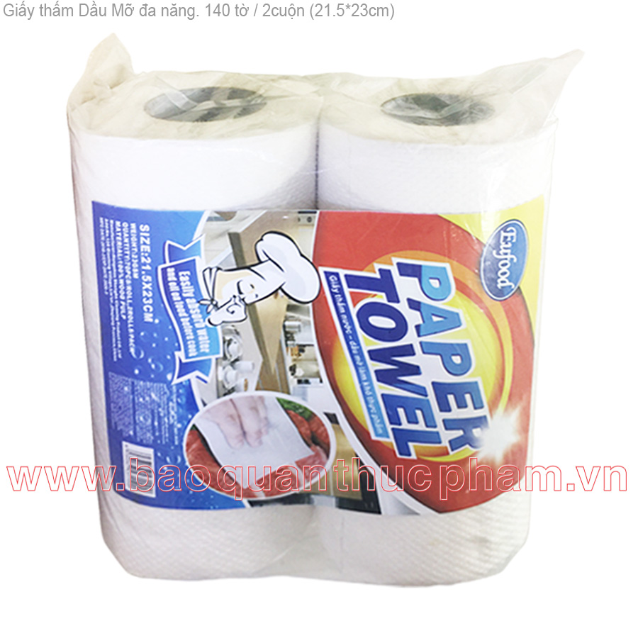 Bịch giấy thấm nước, dầu mỡ làm khô thực phẩm